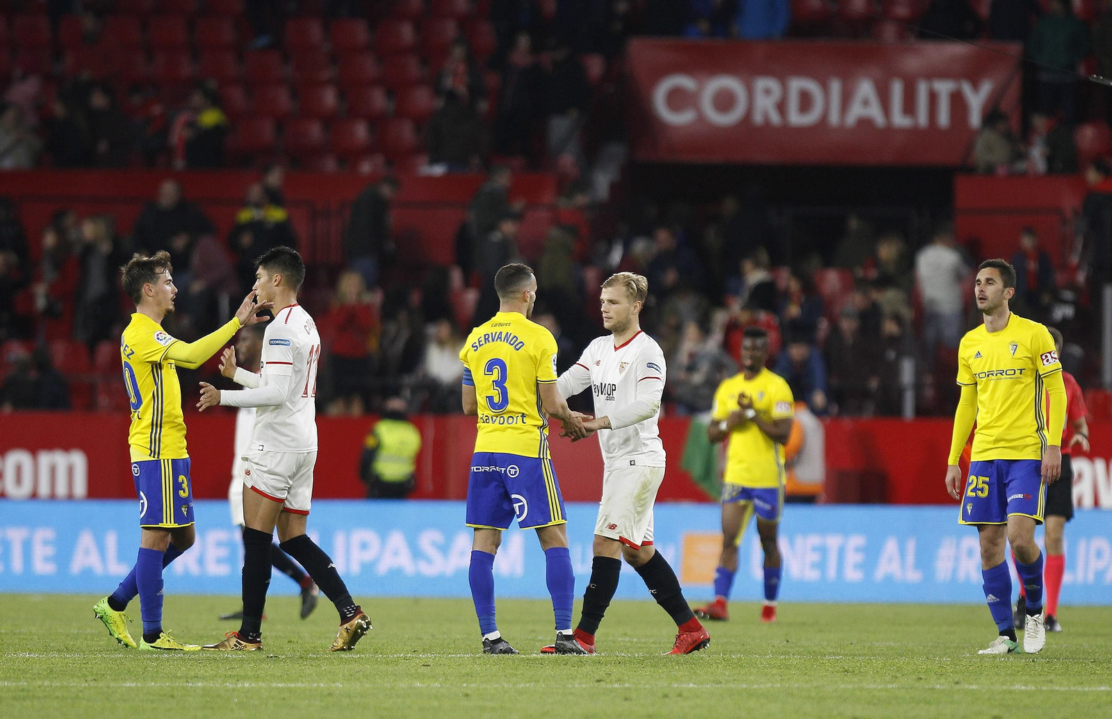 Las imágenes del Sevilla-Cádiz