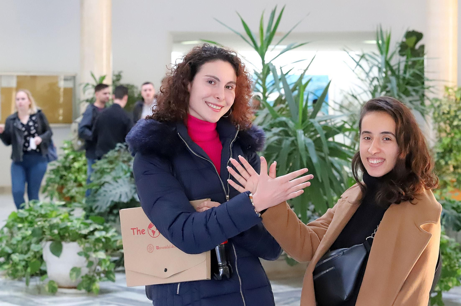 Imágenes de la llegada de erasmus a la Universidad de Huelva