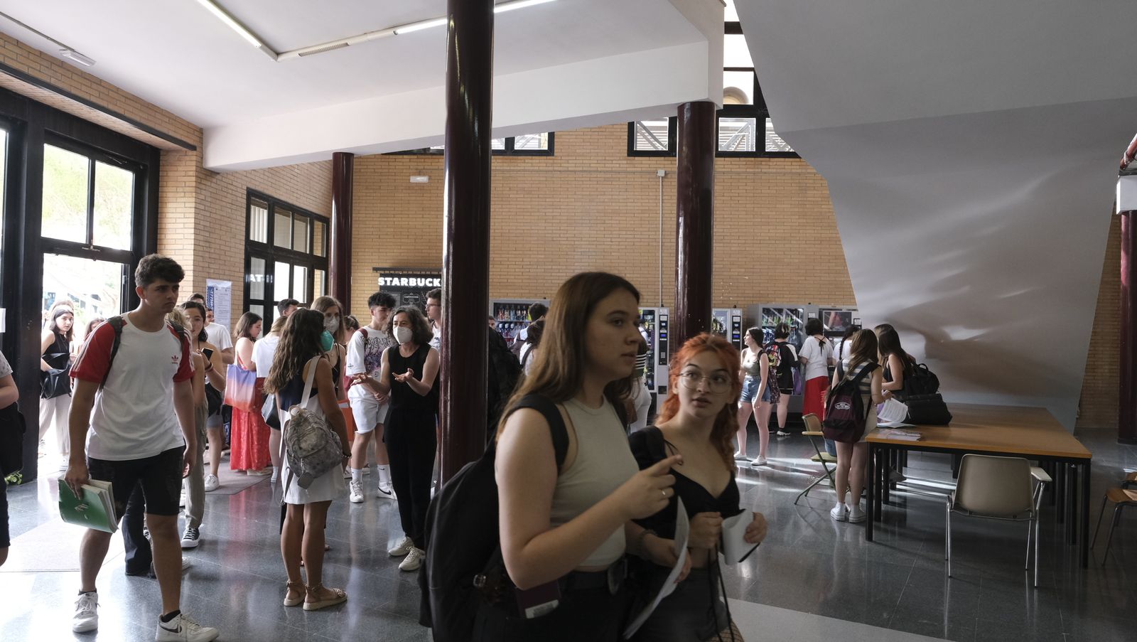 Imágenes de las pruebas de acceso de la PEvAU en la Universidad de Almería