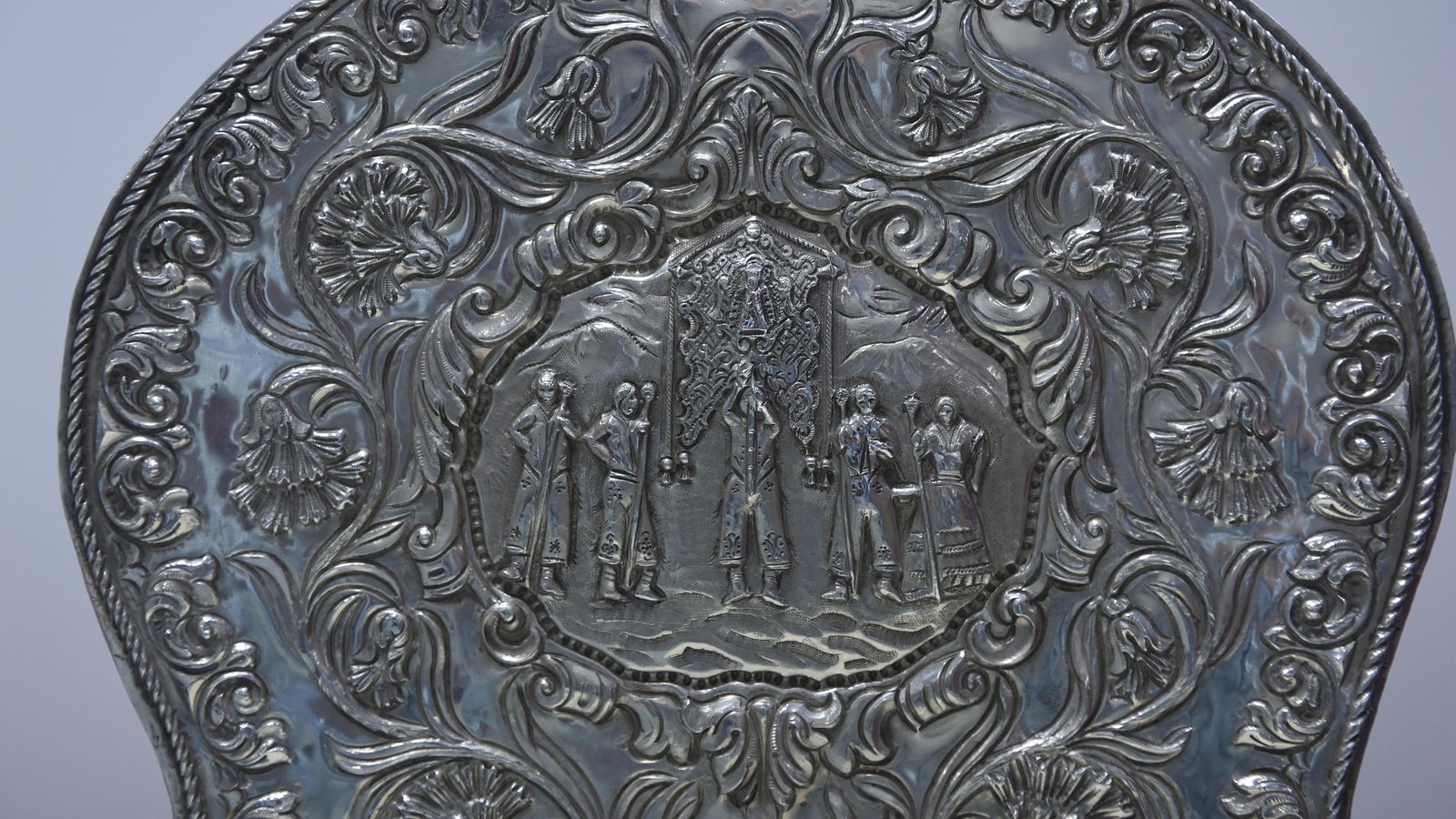 Una de las escenas que representan la romería del Rocío.