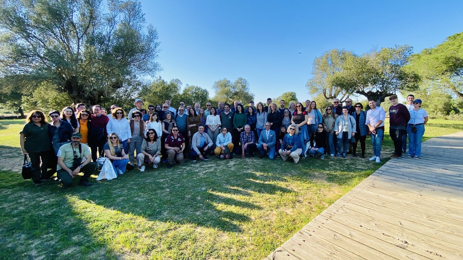 Visita a Doñana junto a Teresa Herrera y Pedro Yórquez.