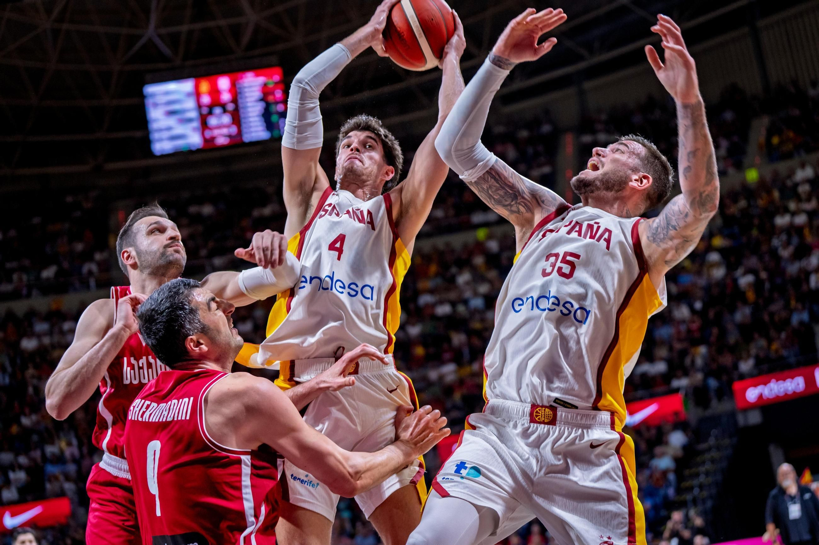 Las fotos del España-Georgia de baloncesto