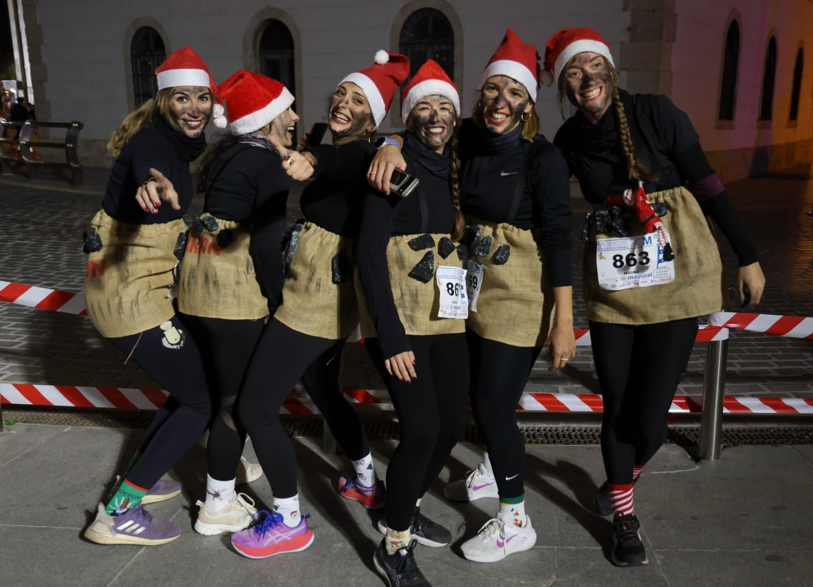 Las fotos de la San Silvestre del Real Club Mediterráneo en Málaga
