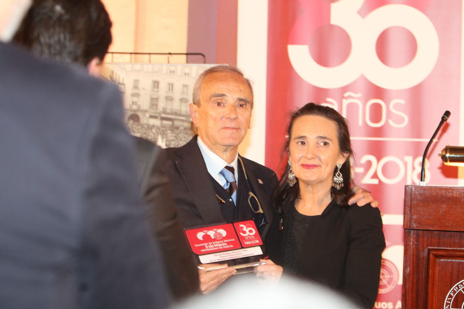 Imágenes de la entrega de premios de la asociación de antiguos alumnos 3 de Marzo en La Merced