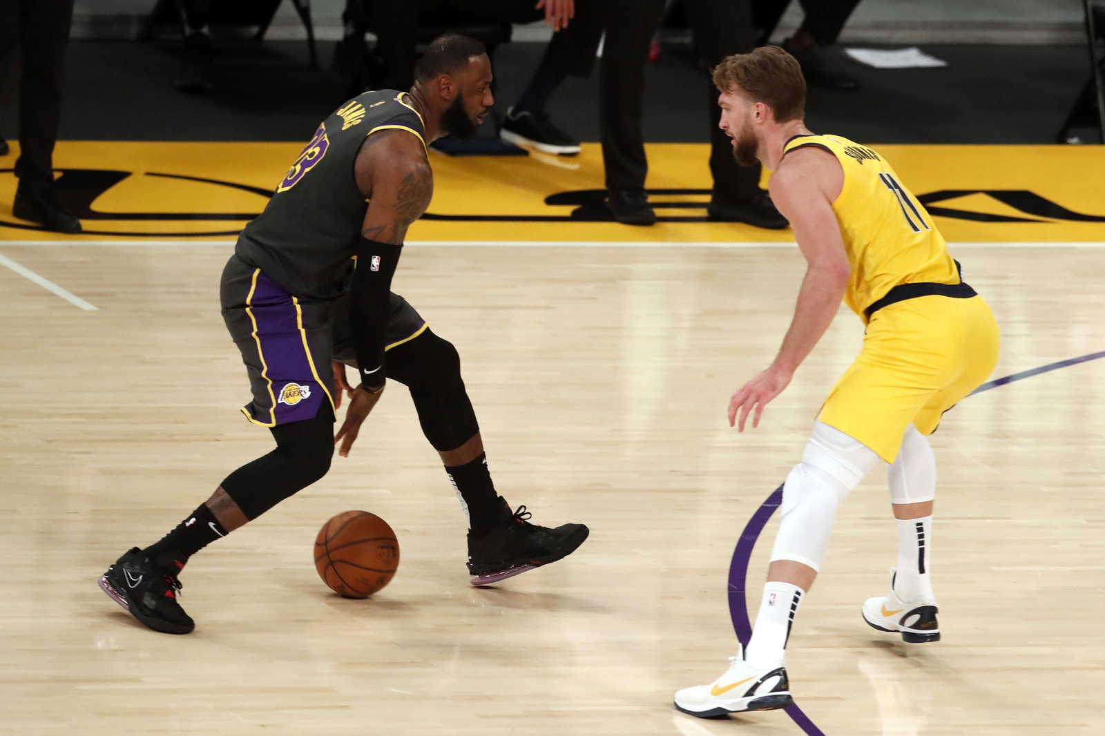 Las fotos de Domas Sabonis en el Los Angeles Lakers-Indiana Pacers Las fotos de Domas Sabonis en el Los Angeles Lakers-Indiana Pacers