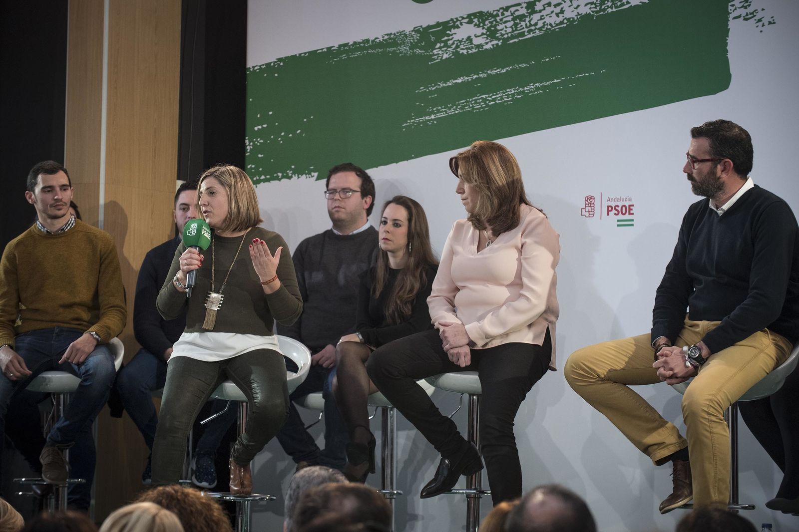 Las imágenes de Susana Díaz en Alcalá de los Gazules