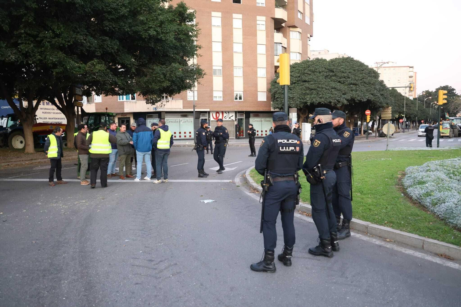 Las fotos de la segunda jornada de protesta de los agricultores de Málaga Las fotos de la segunda jornada de protesta de los agricultores de Málaga