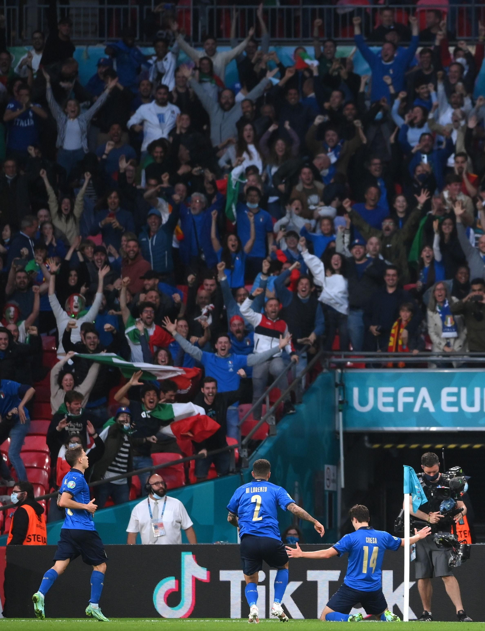Las imágenes de la semifinal Italia-España de Eurocopa