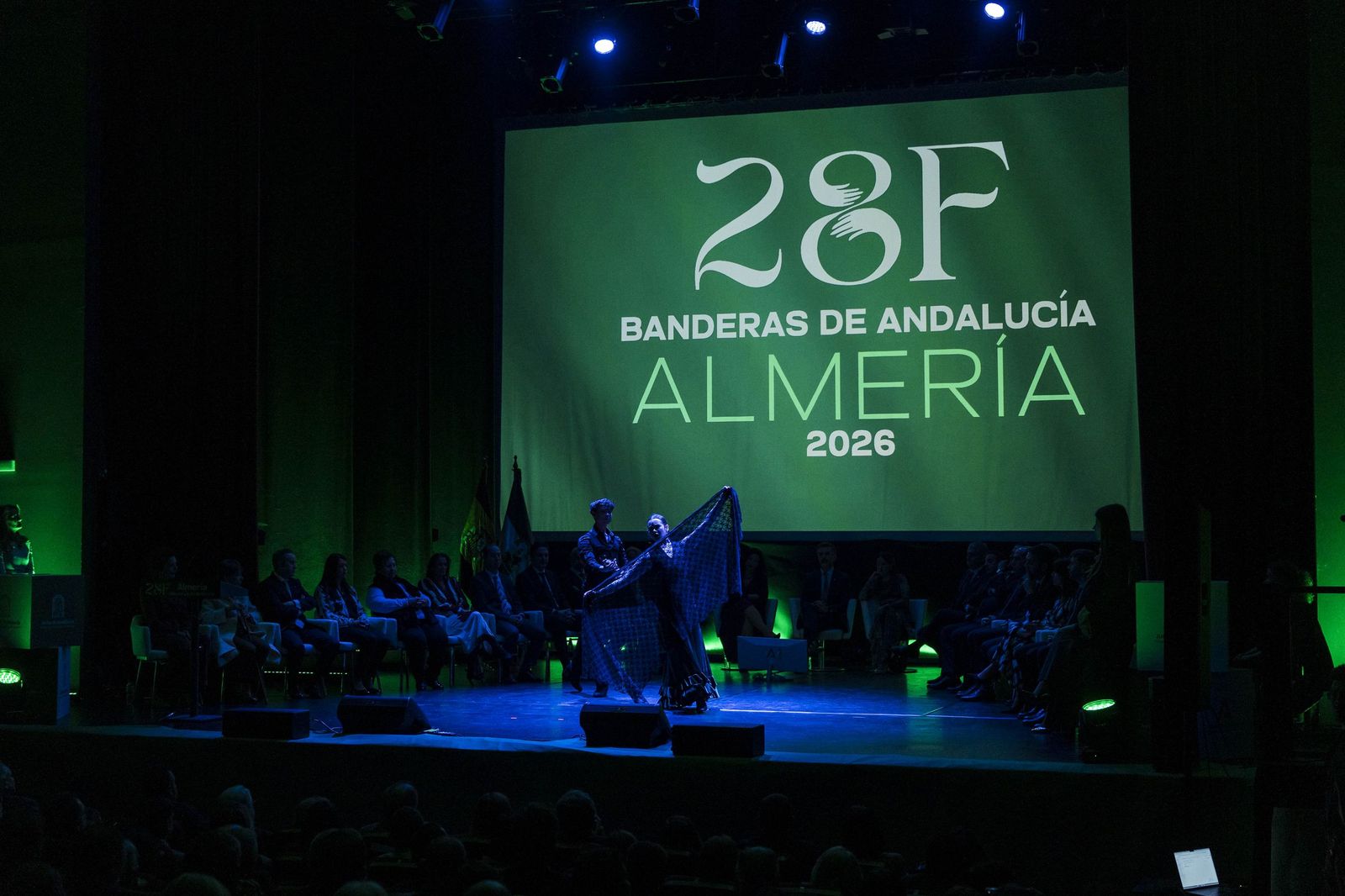 Las imágenes de los galardones 'Bandera de Andalucía' en Almería