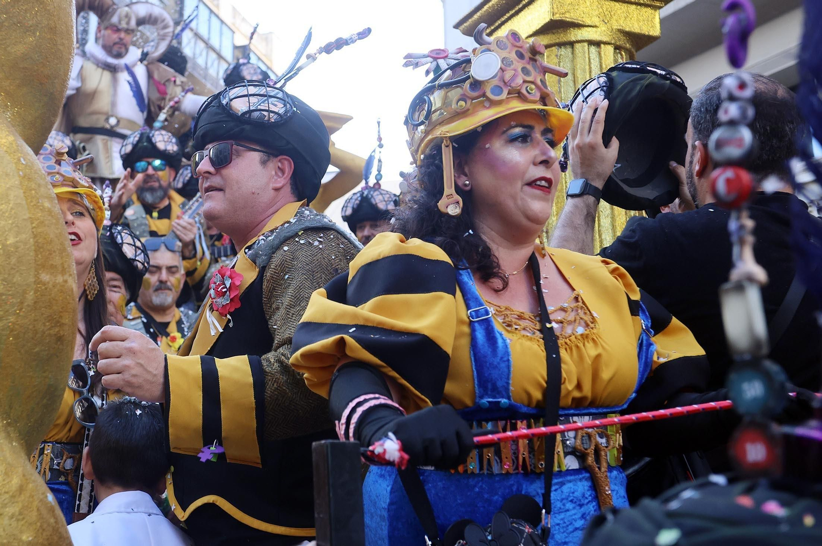 Imágenes de la cabalgata del Carnaval Colombino 2024