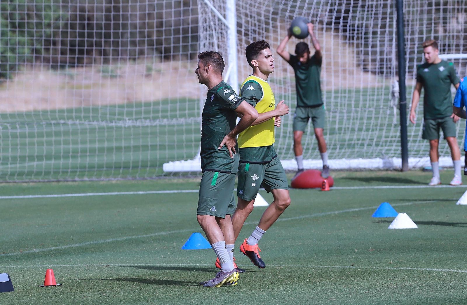 Joaquín, durante un ejercicio.