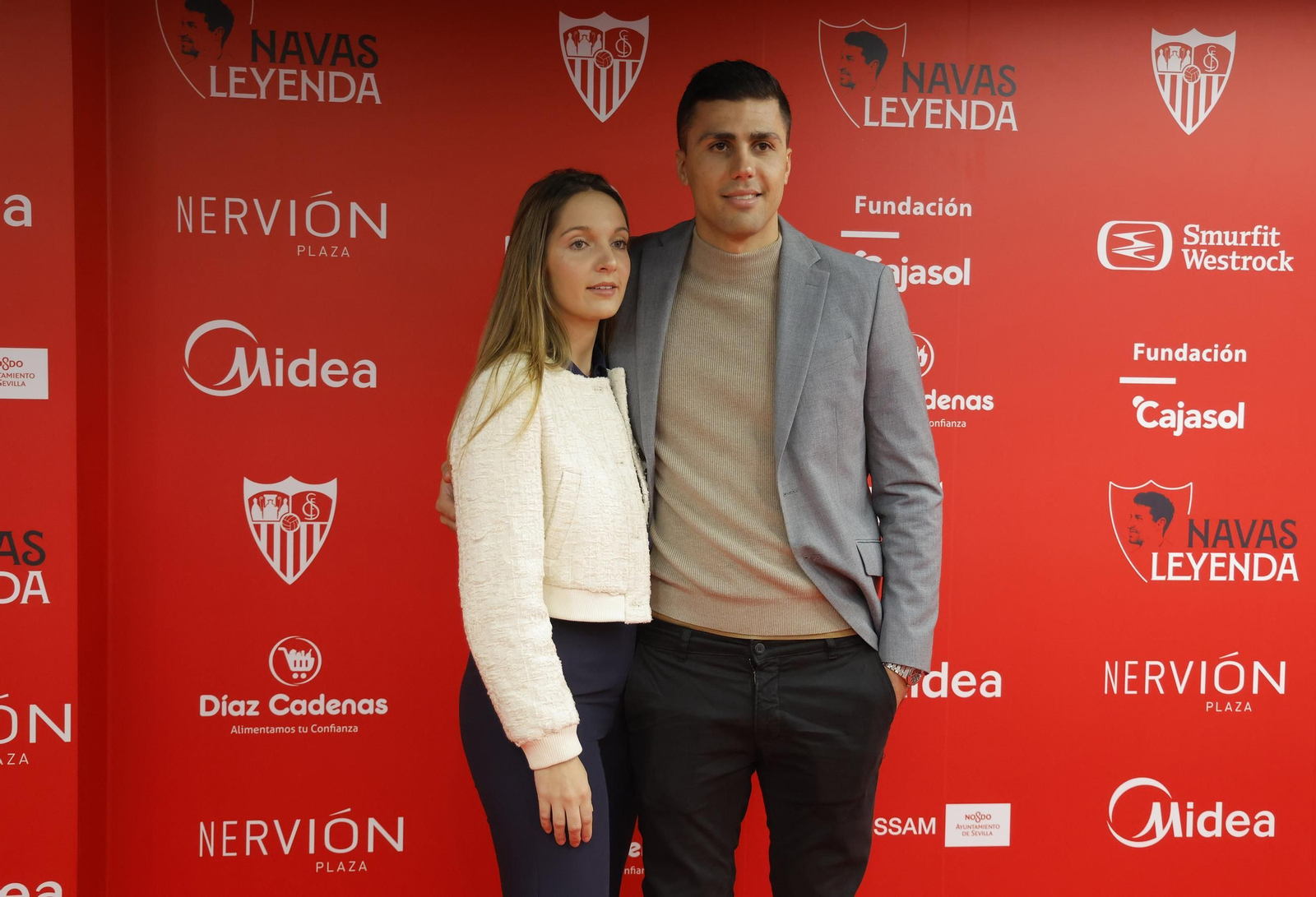 La alfombra roja en el homenaje a Jesus Navas