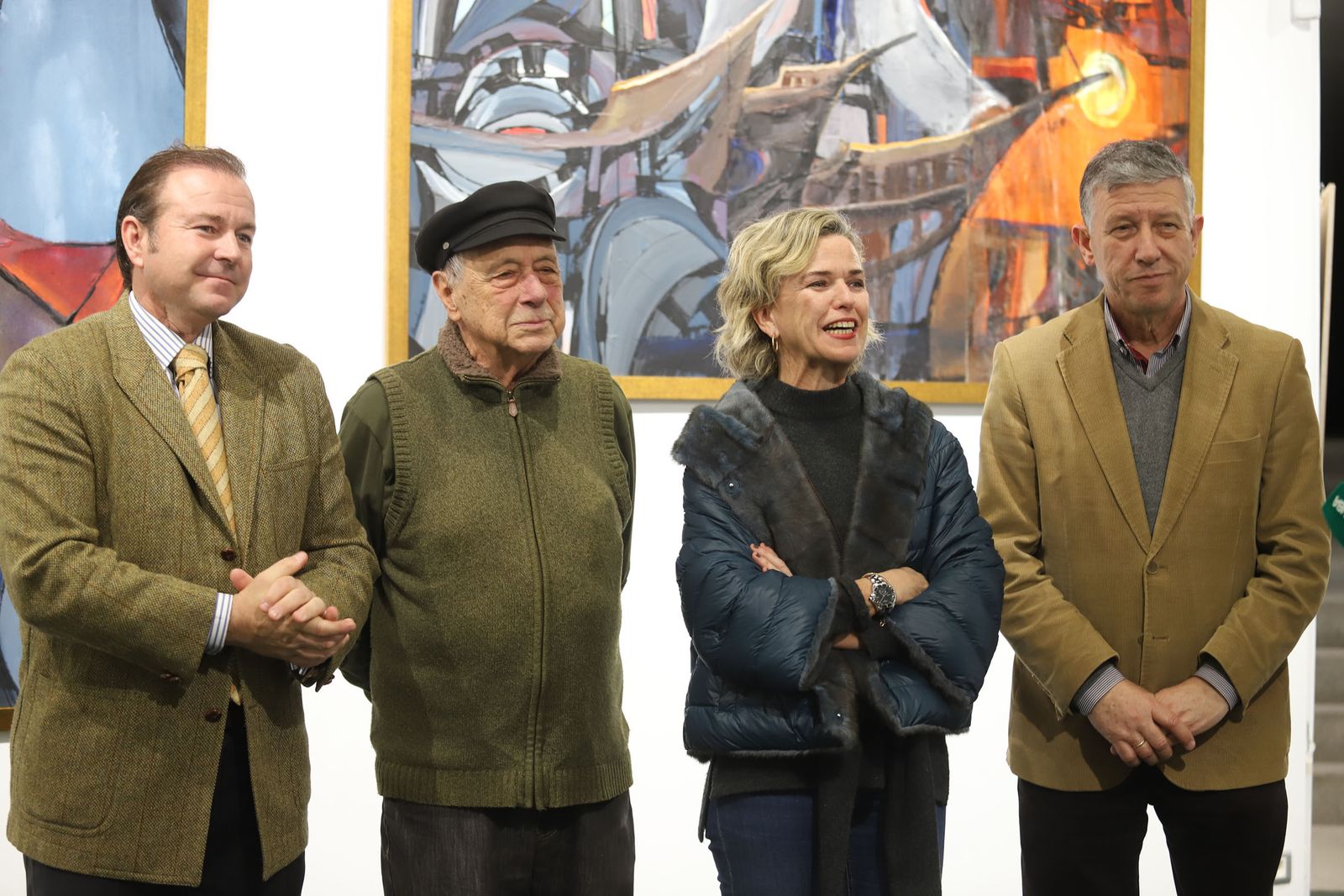 Guillermo Gracía-Palacios, Alfonso Aramburu, María Luisa García-Palacios y Carmelo Romero.