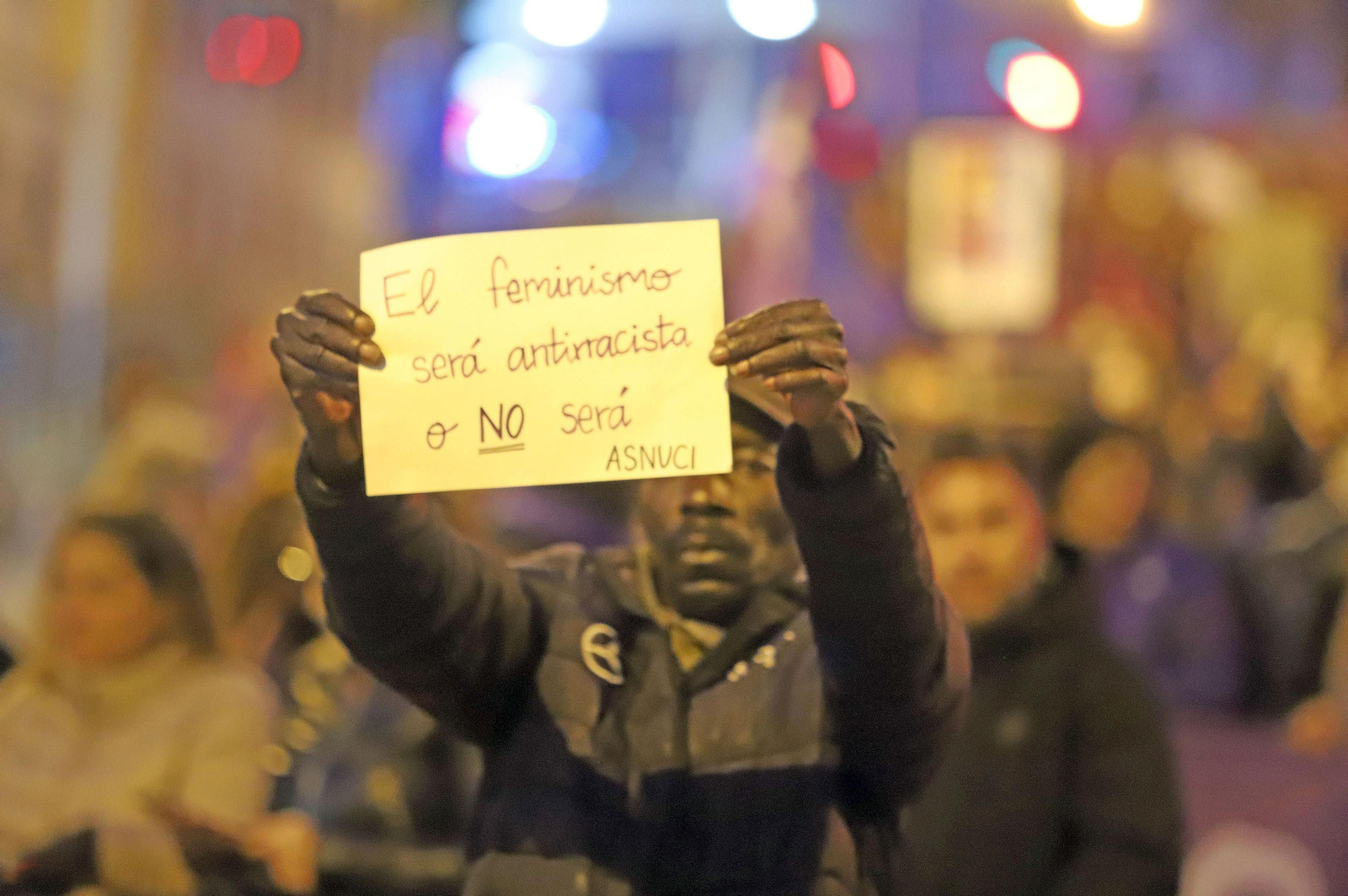 Imágenes de la manifestación del 8 de marzo, Día Internacional de la Mujer