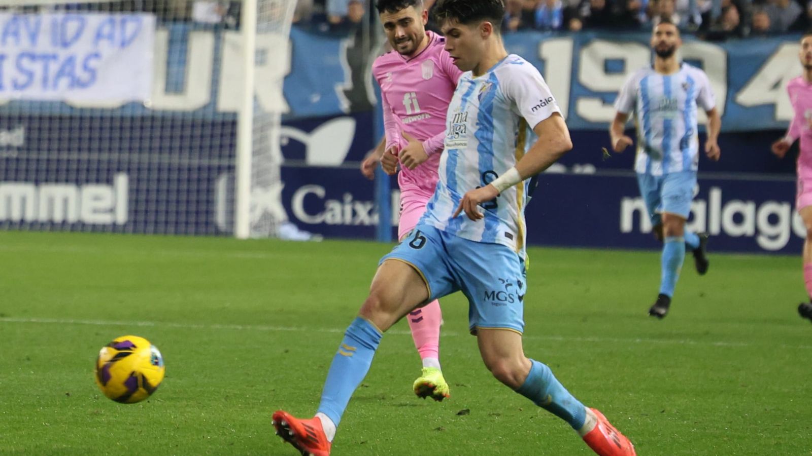 El Málaga CF-Eldense, en fotos