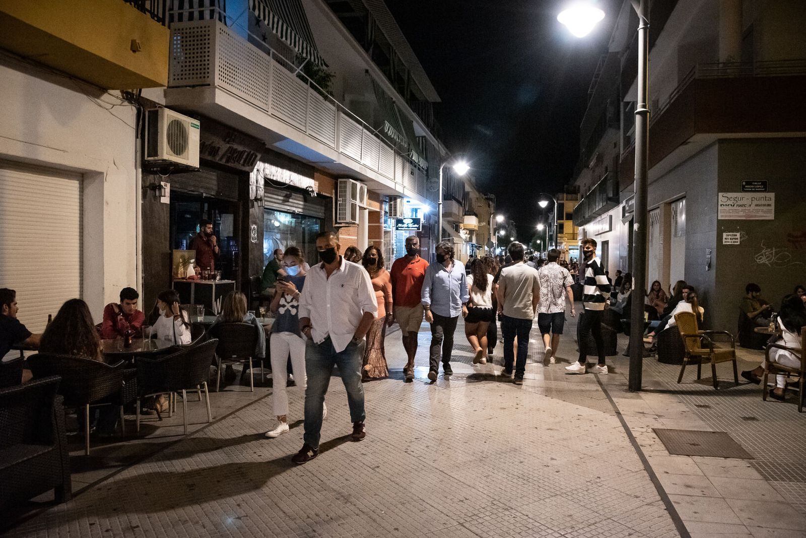 Ambiente en Punta Umbría.
