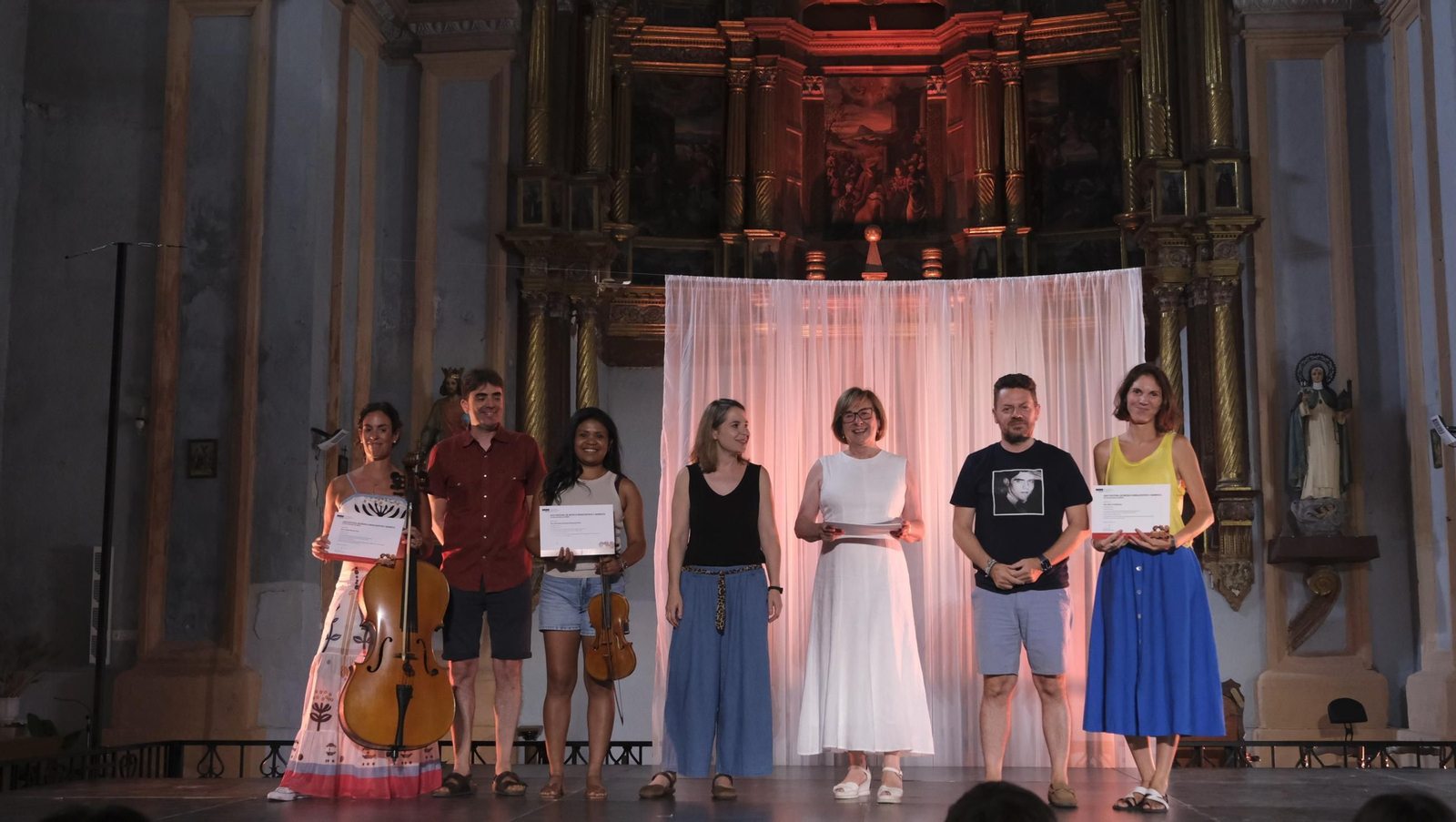 Entrega de diplomas a los alumnos de la Academia Musical del Festival de Vélez Blanco