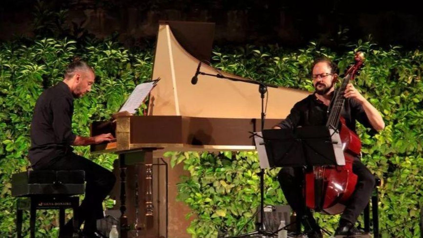 Javier Núñez y Rami Alqhai en las Noches de los Jardines del Alcázar de 2023