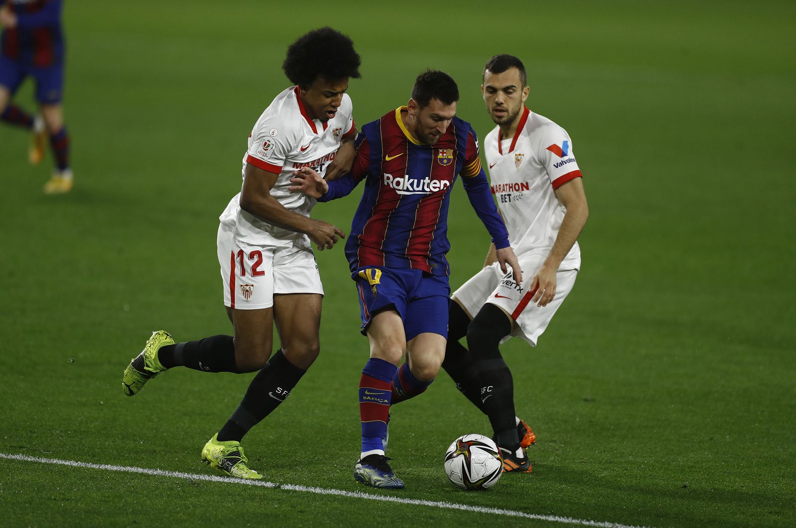 El Sevilla-Barcelona de Copa del Rey, en imágenes