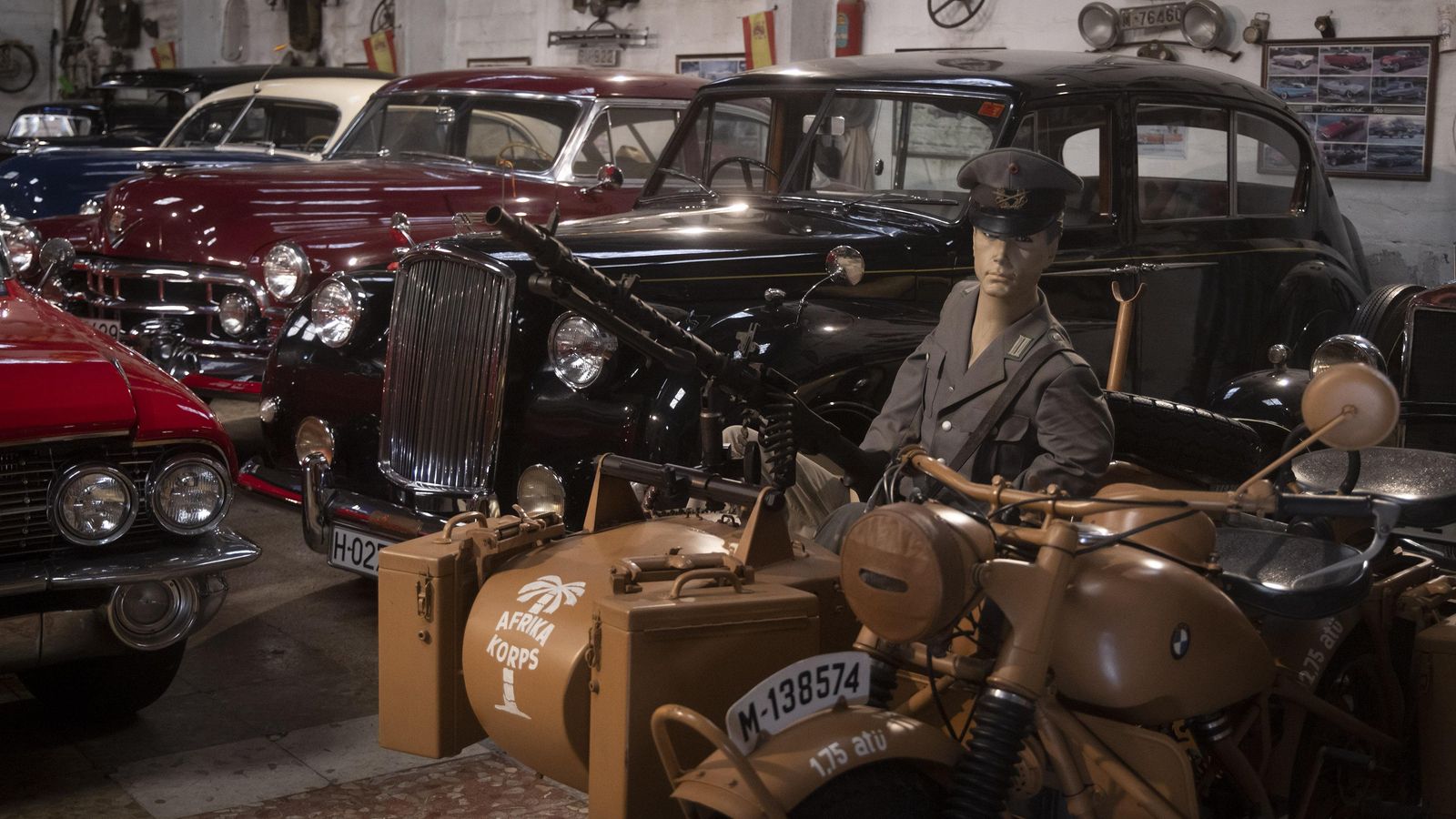 La moto con sidecar del Afrika Korps.