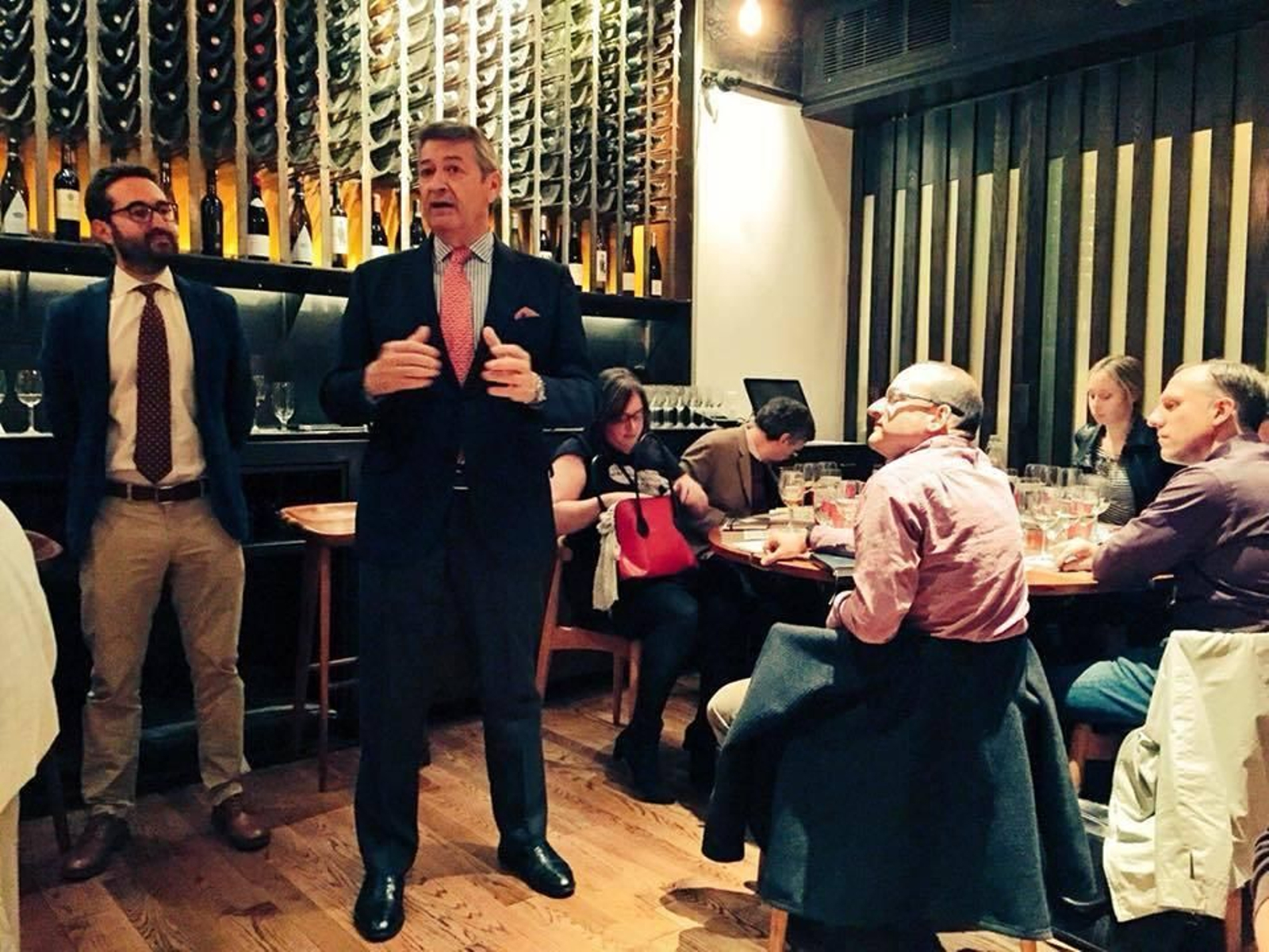 El director del Consejo Regulador durante uno de los actos programados dentro del Sherryfest de Nueva York.