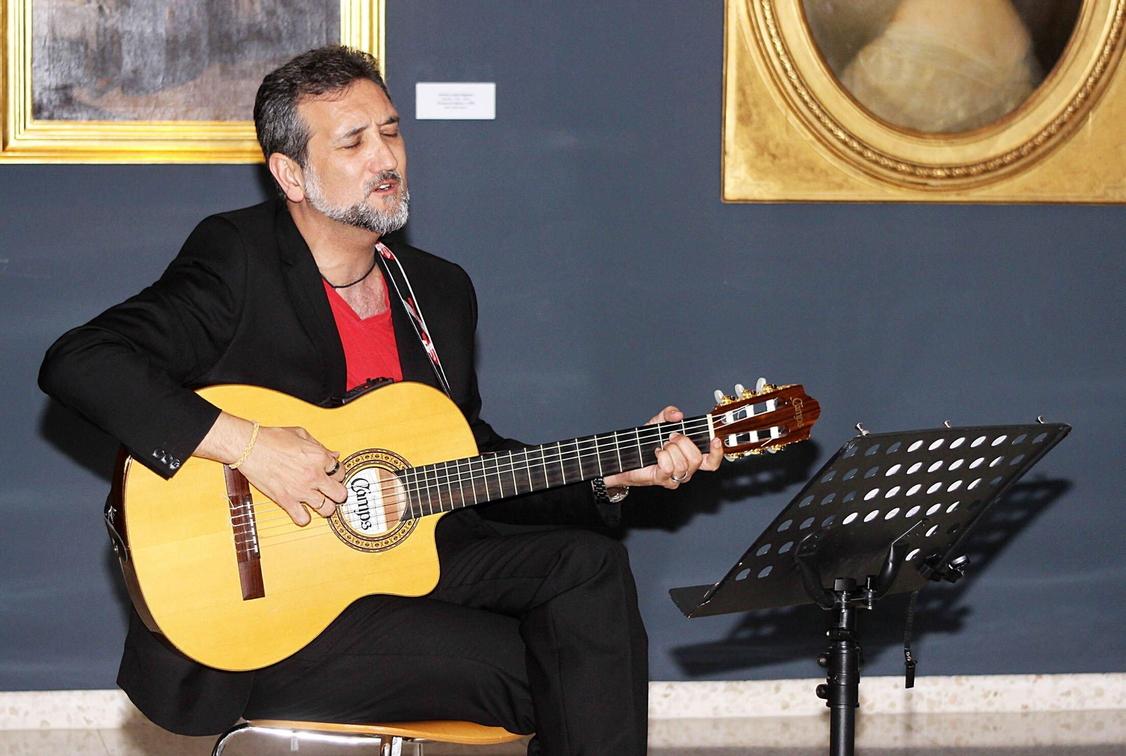 Nicolás Capelo en una de sus actuaciones.