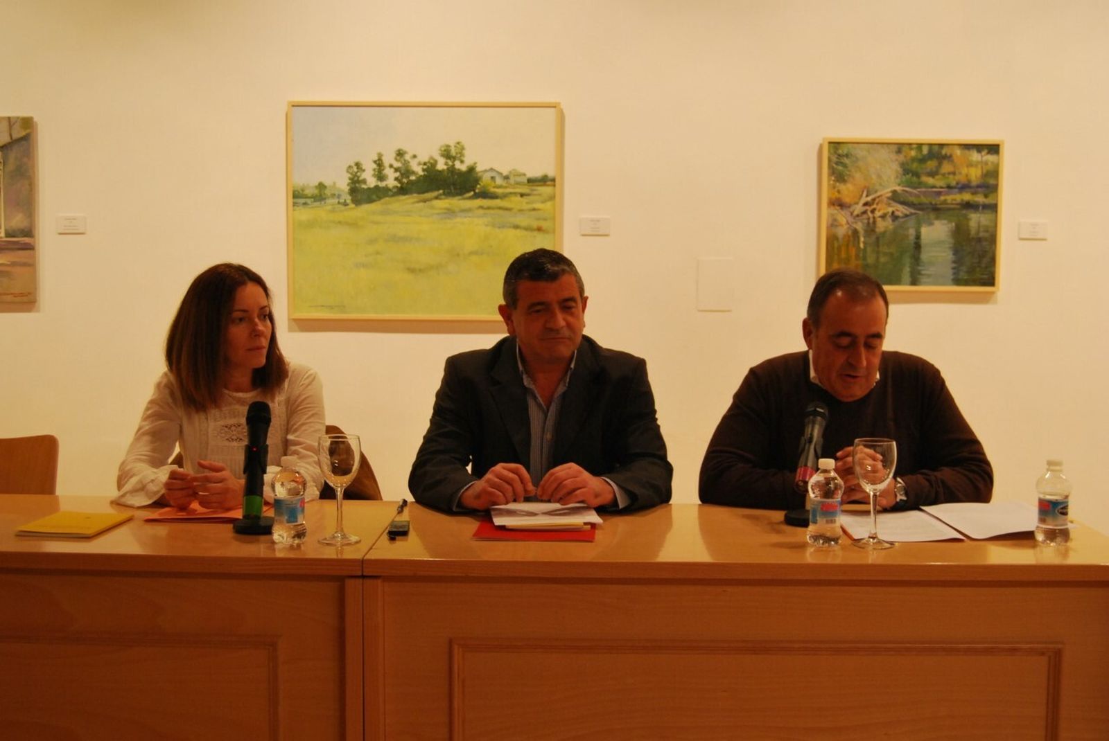 Un momento de la presentación de este nuevo título de 'Paisajes con letras'.