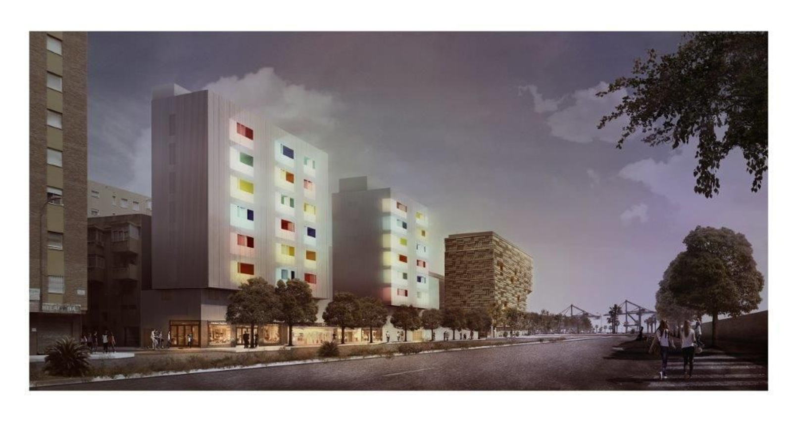 Imagen de las viviendas proyectadas en la calle Ingeniero José María Garnica.