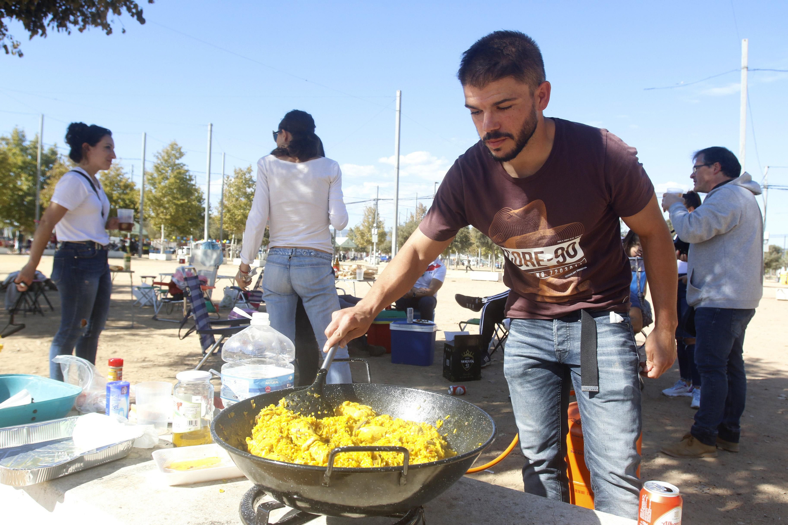 Los peroles por San Rafael, en fotografías
