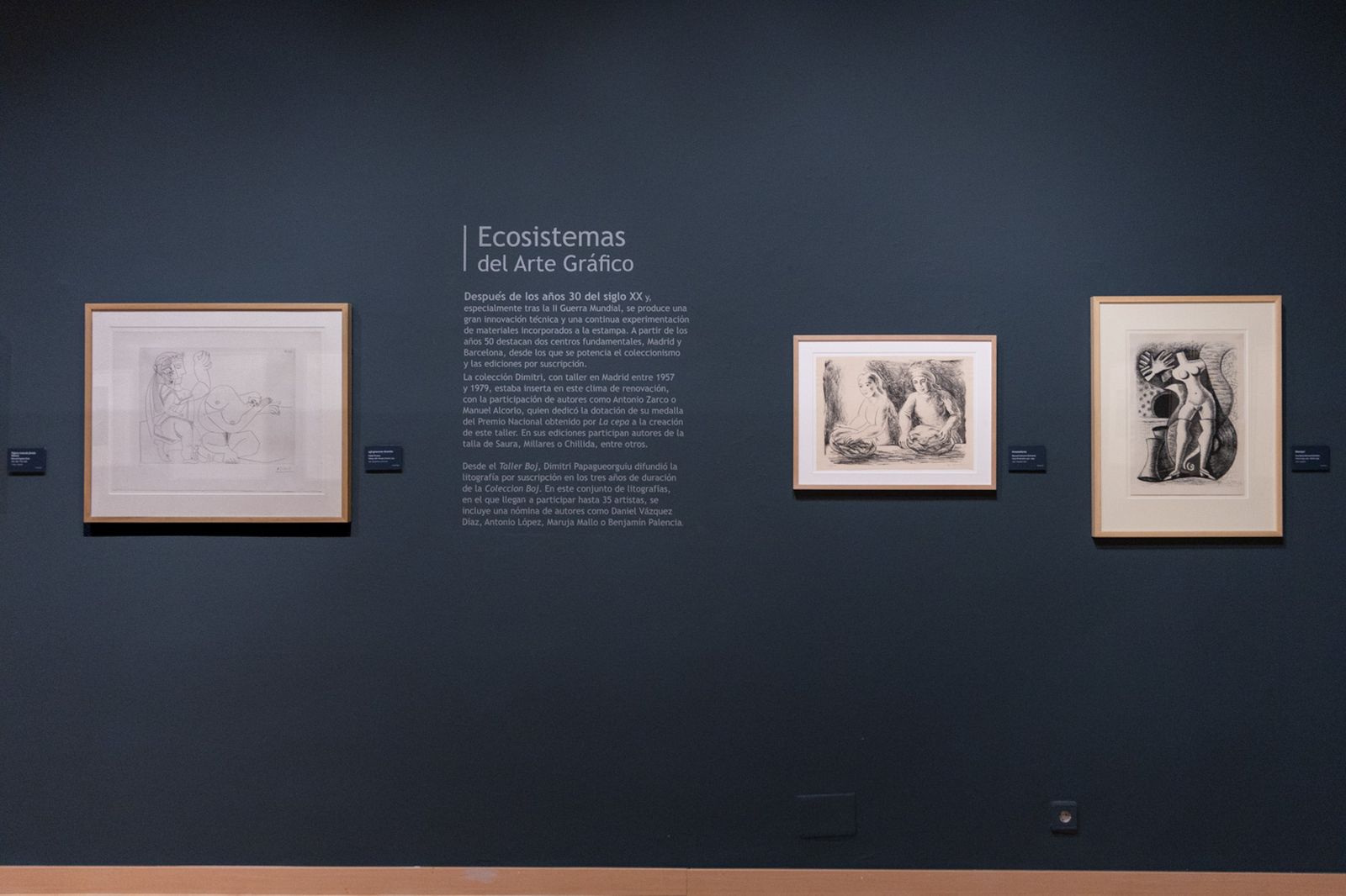 Inauguración de la nueva sala de exposiciones permanentes del Museo de Jaén con la colección de arte gráfico