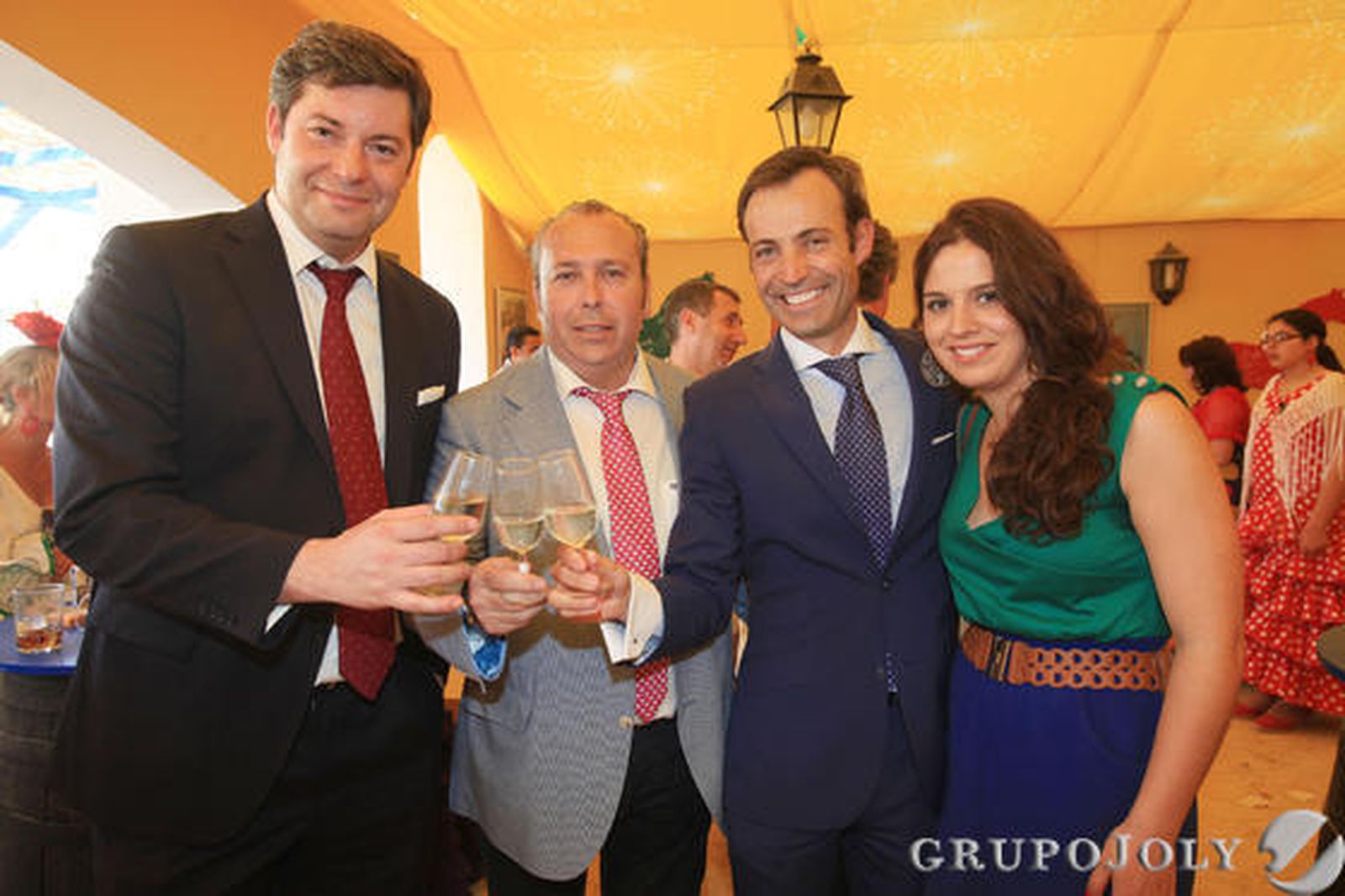 Augusto Vidal, expansion manager de Engel & Völker; Álvaro Osborne, consejero de Gesteco, junto a Benjamín Sánchez y Marisa López.

Foto: Vanesa Lobo y Manuel Aranda