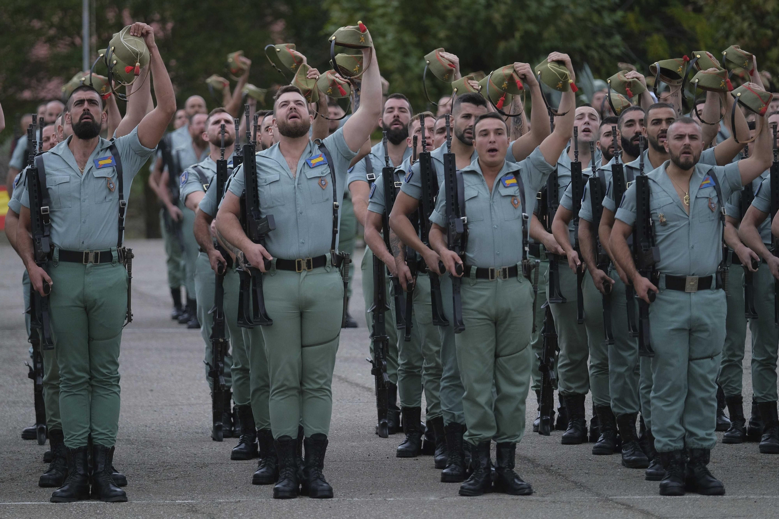 Sábado legionario, en fotos