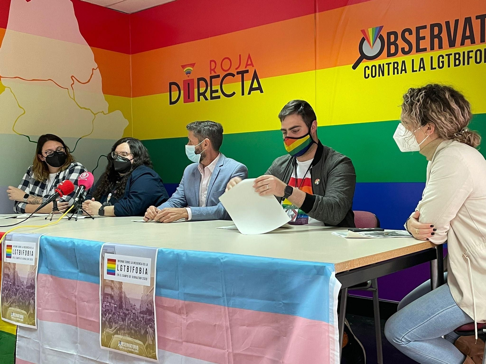 La presentación del informe.