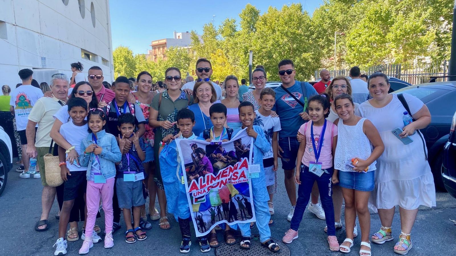 LLegada de niños saharauis a Huelva.