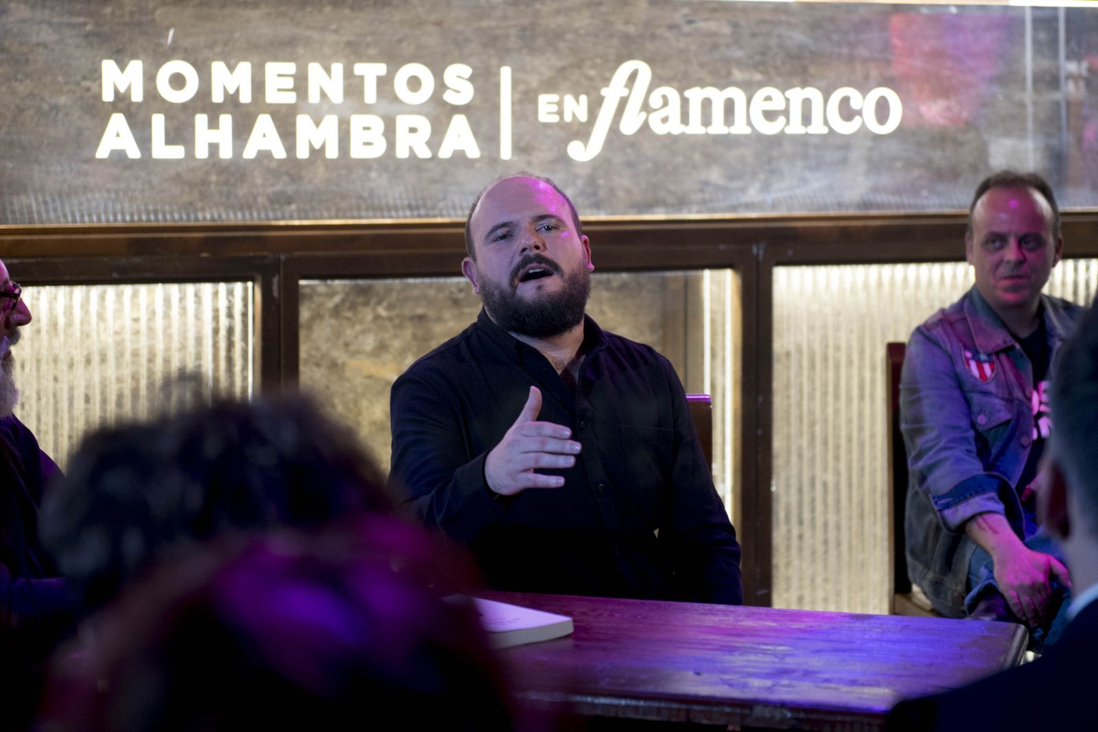 Francisco Contreras Molina, alias Niño de Elche, canta durante su concierto en Momentos Alhambra En Flamenco.