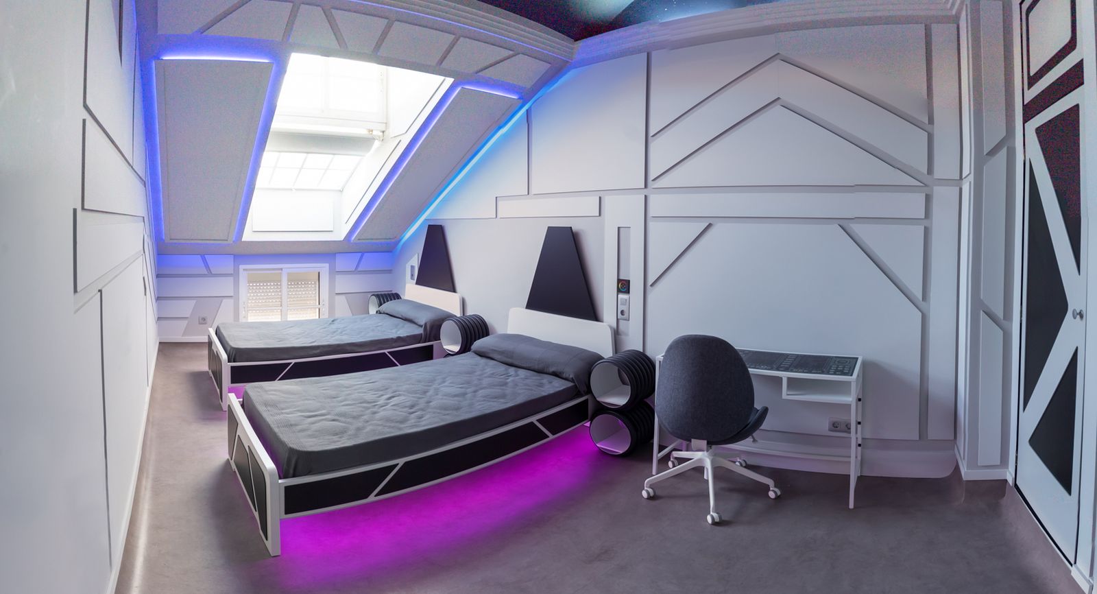 La nave espacial de la Asociación Española contra el Cáncer para niños enfermos