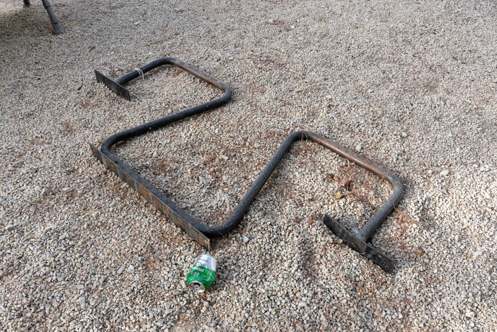 Estado de abandono del parque del Cerro de las Canteras