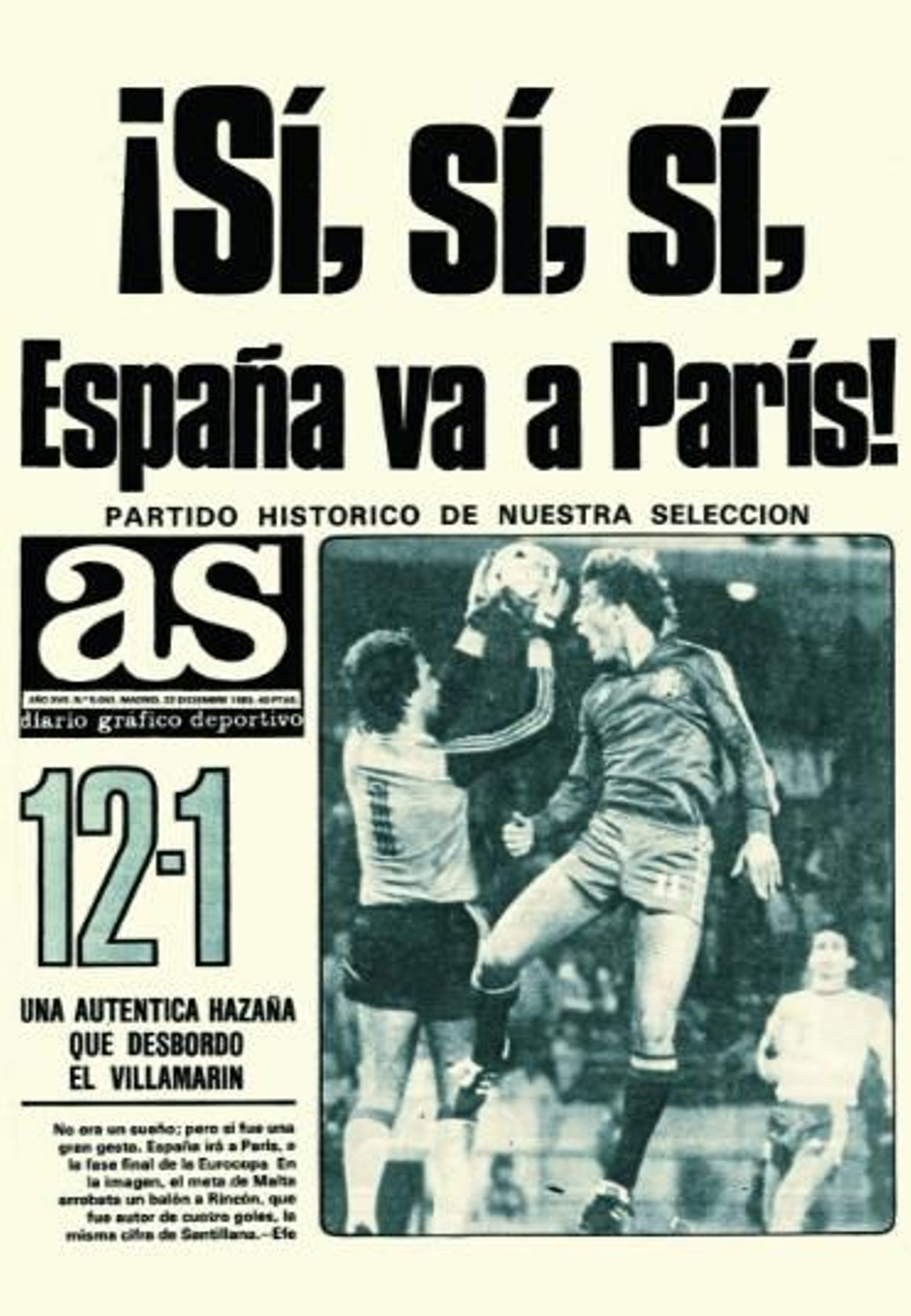 Portada del As del día siguiente.