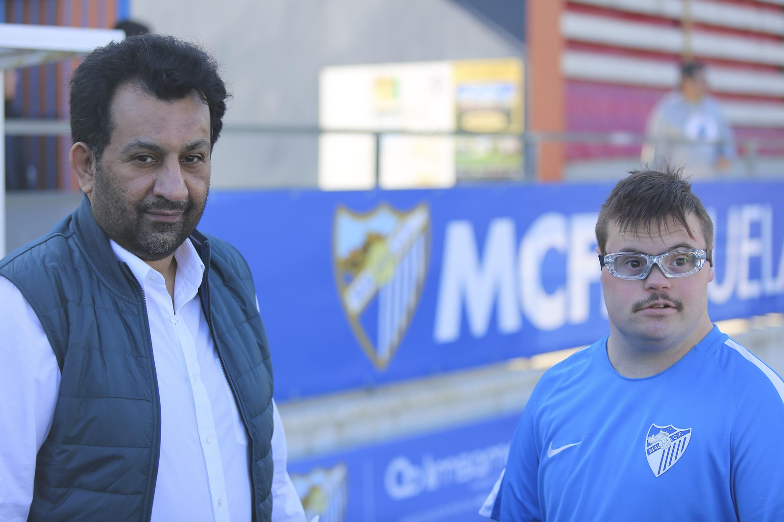 Las fotos del jeque Al-Thani con el Málaga Genuine
