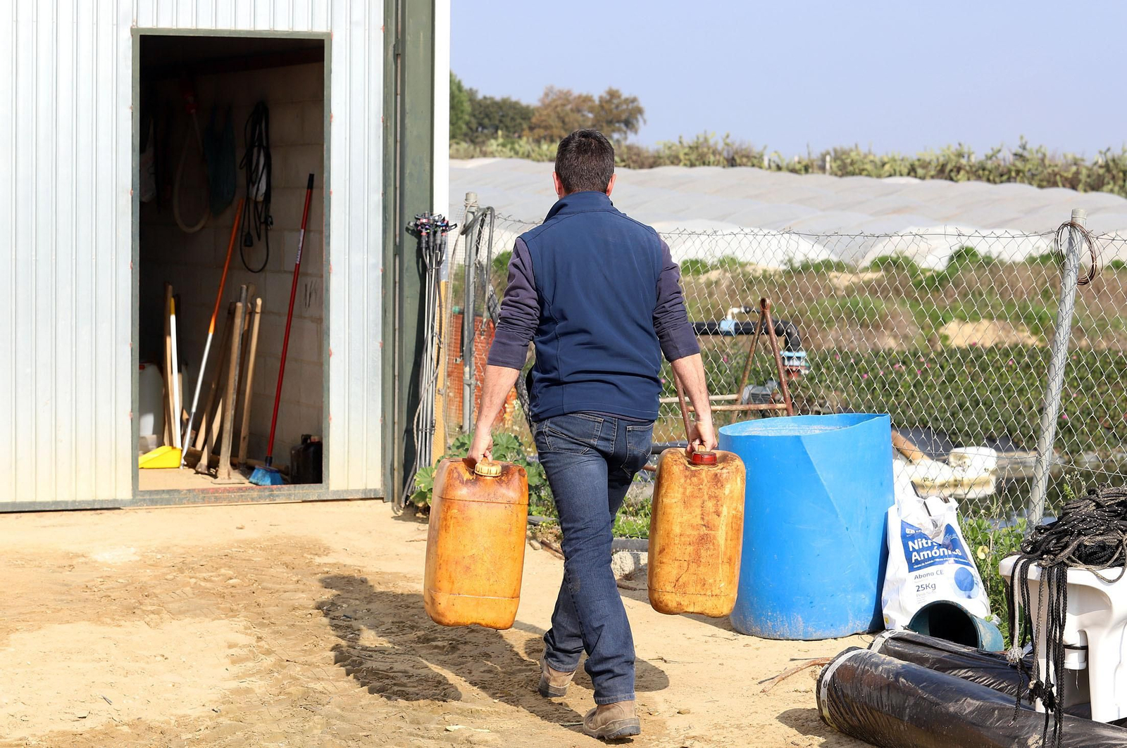 Imágenes de la realidad del trabajo en el campo