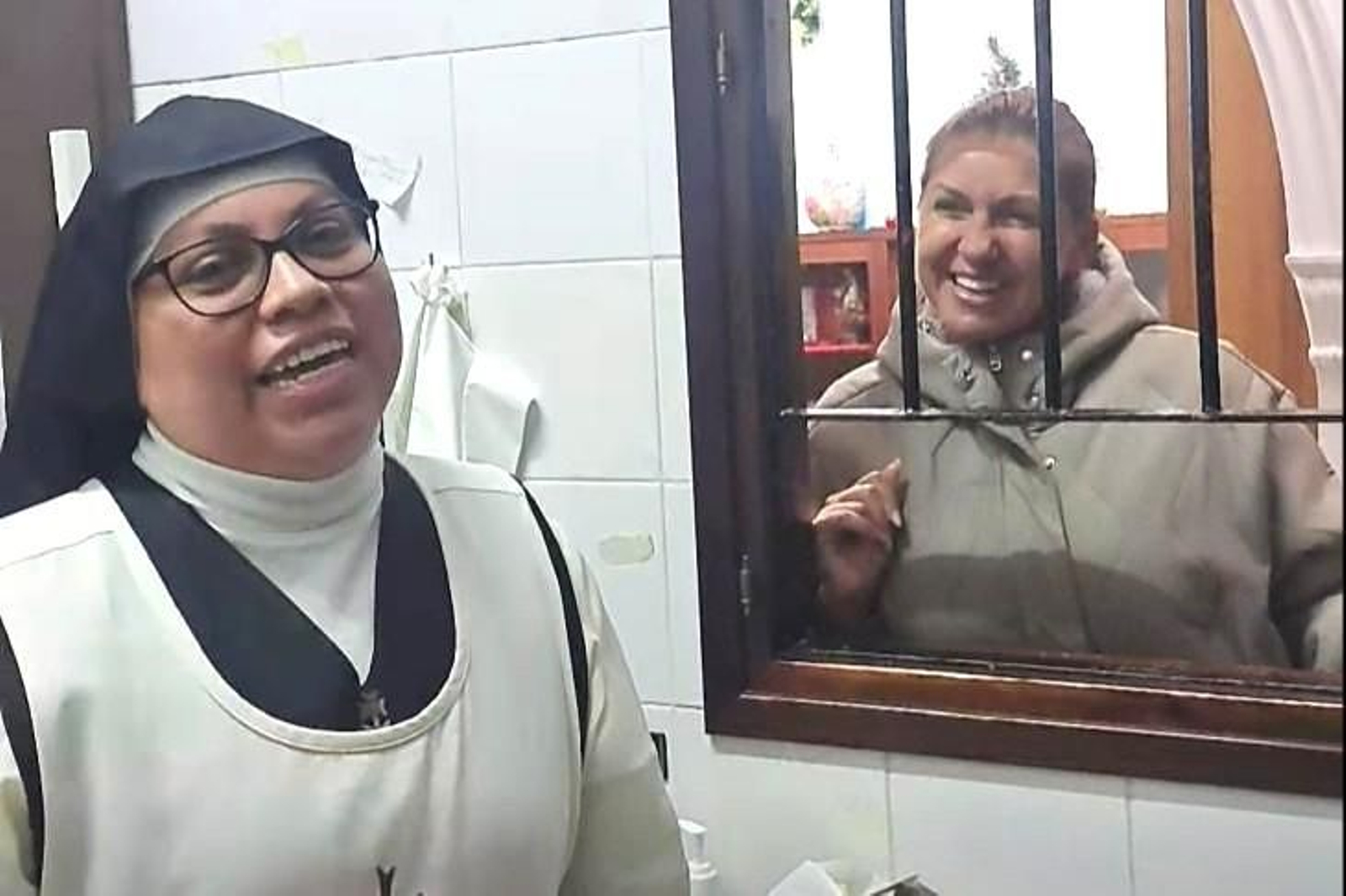 Niña Pastori en el torno del Convento del Espíritu Santo de El Puerto