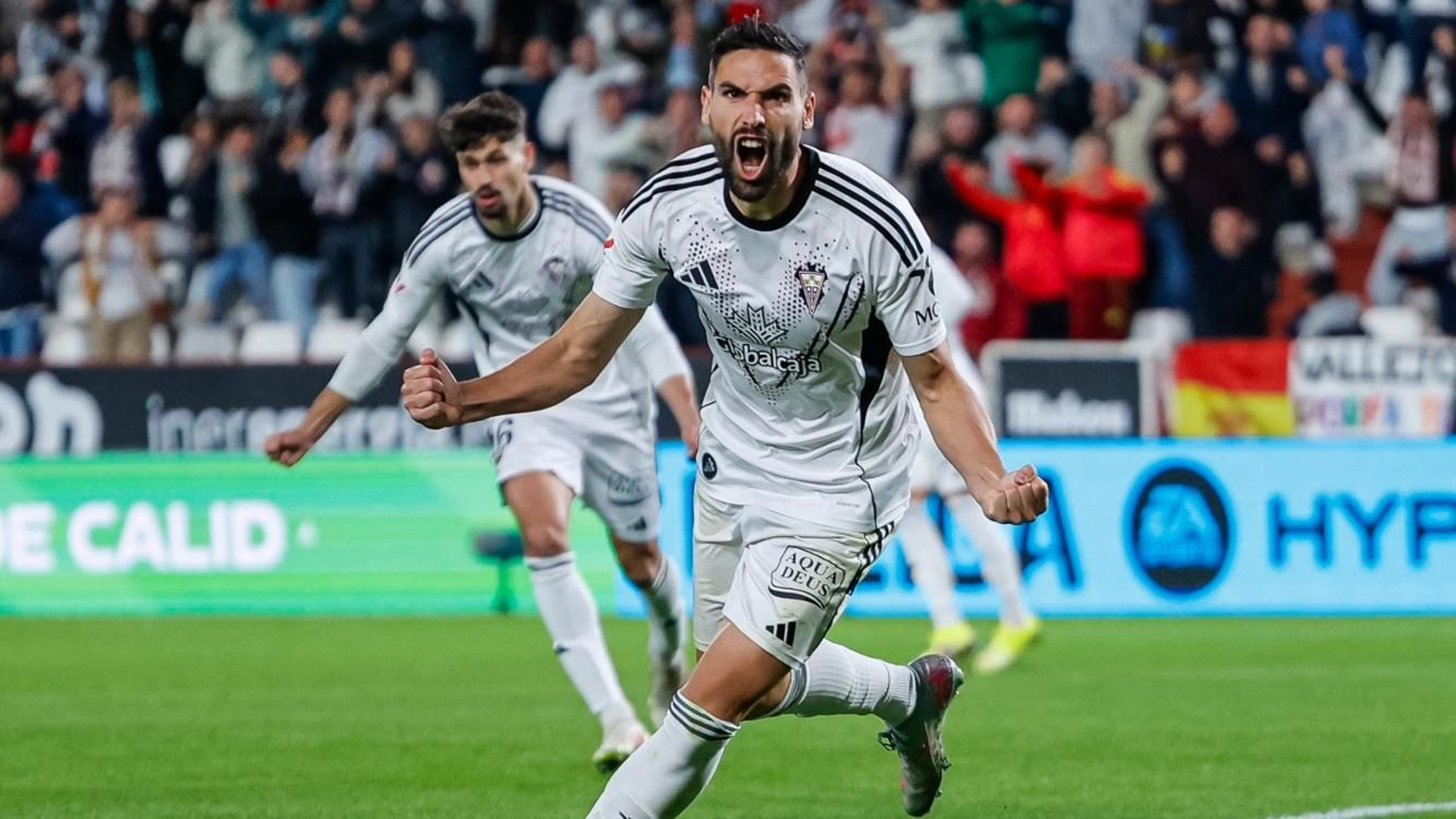 Antonio Puertas celebra uno de sus goles ante el Huesca del pasado fin de semana. Antonio Puertas celebra uno de sus goles ante el Huesca del pasado fin de semana.