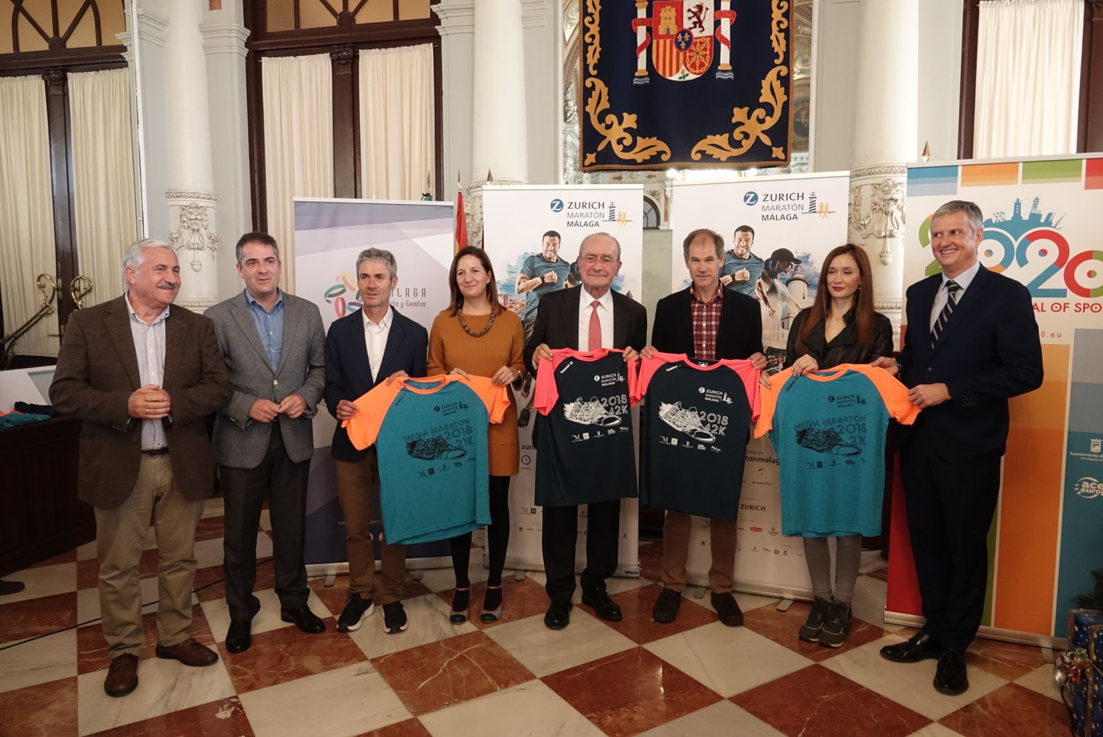 Presentación del Maratón de Málaga.
