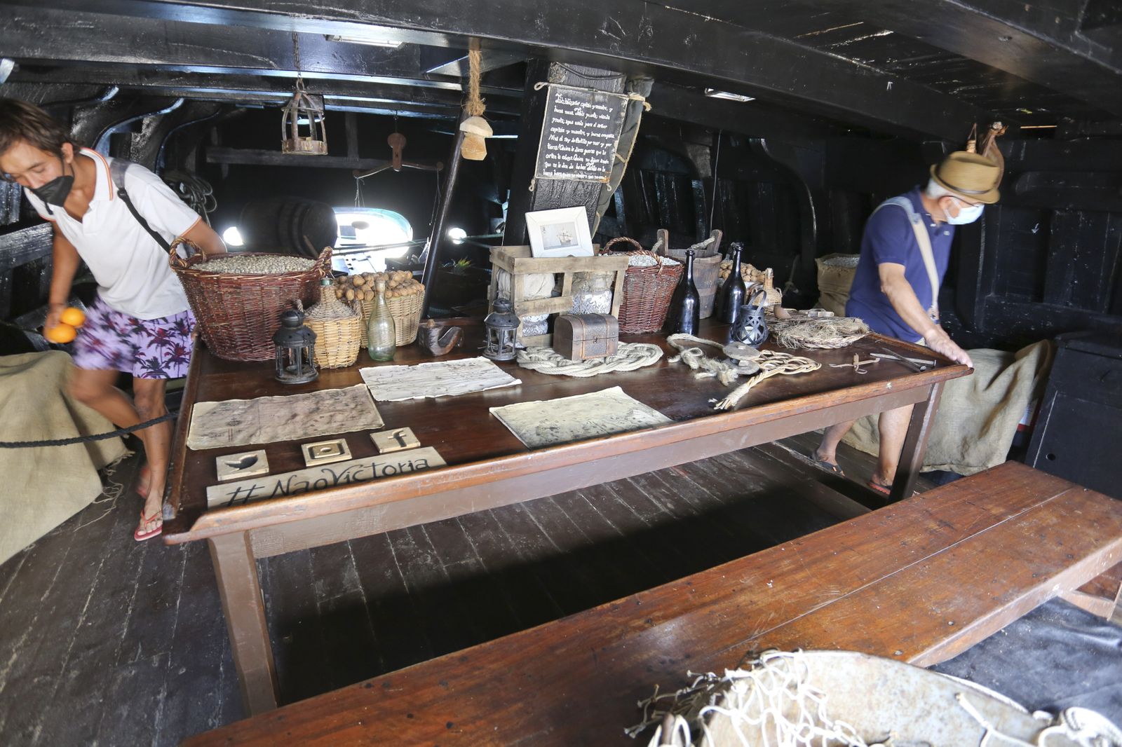 Las fotos de la nao 'Victoria' en el puerto de Málaga