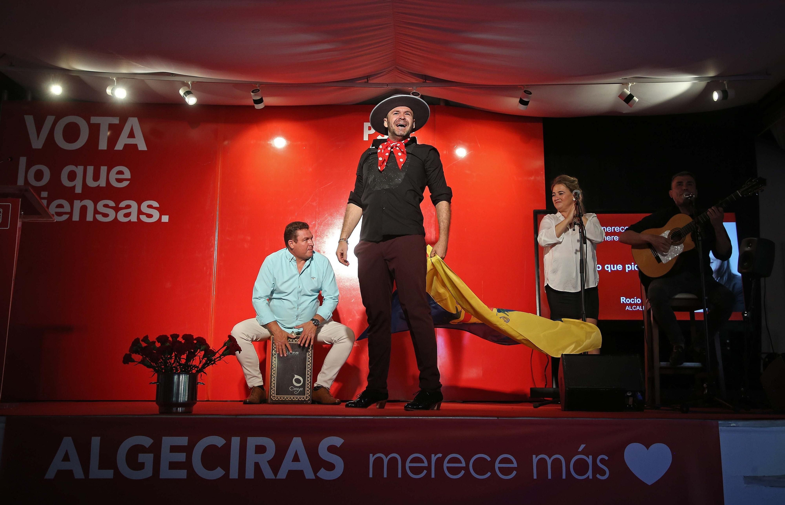 Fotos de la presentación de la candidatura de Rocío Arrabal a la Alcaldía de Algeciras