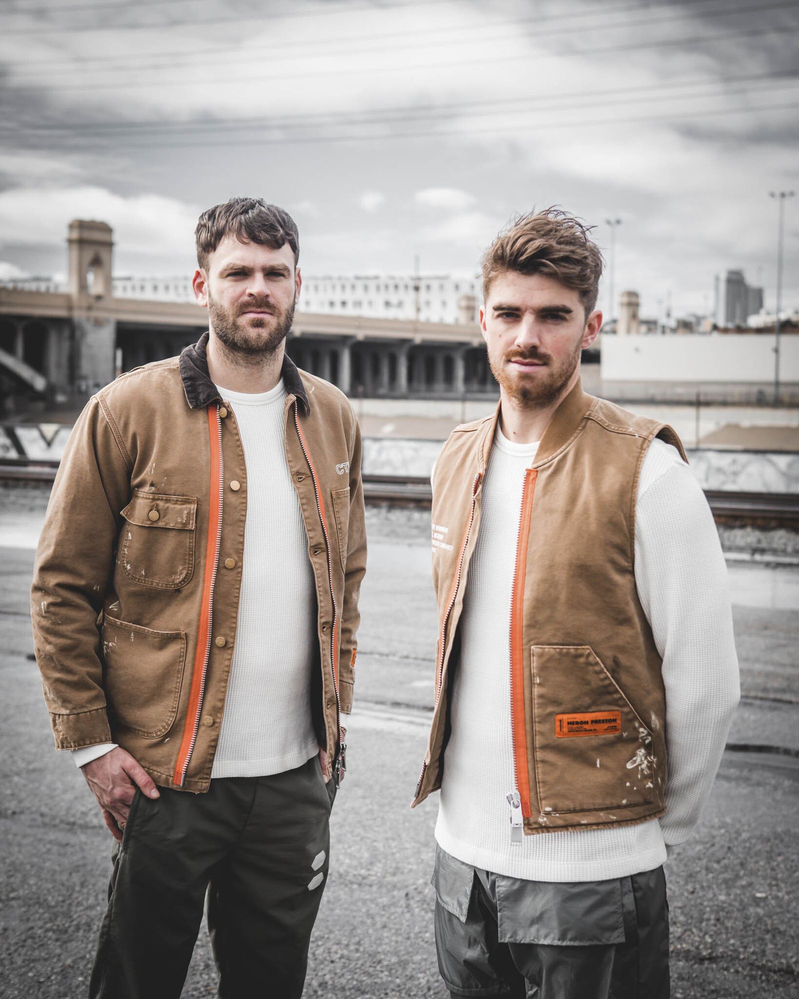 Los dos integrantes de The Chainsmokers que estarán en Dreambeach.