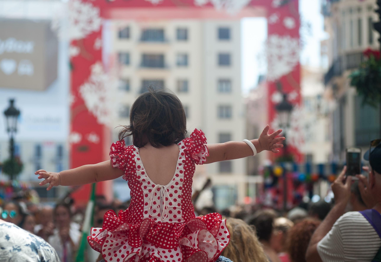 El primer día de la Feria de Málaga en el Centro, en fotos