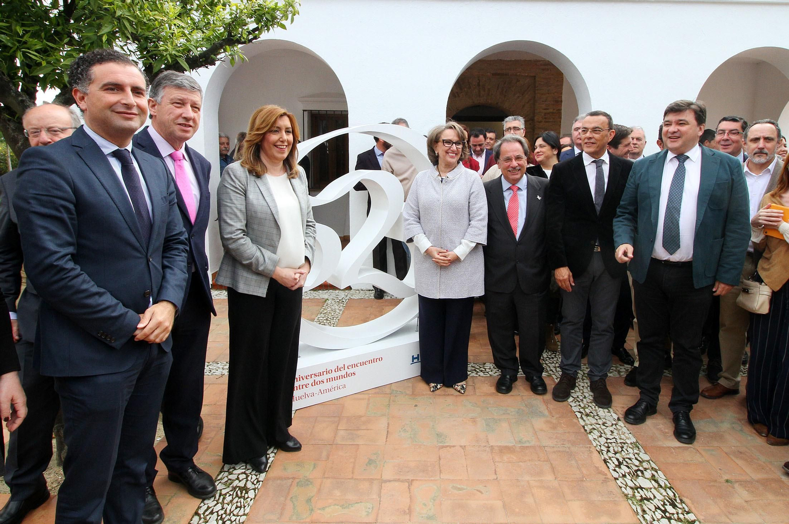 Susana Díaz, en La Rábida