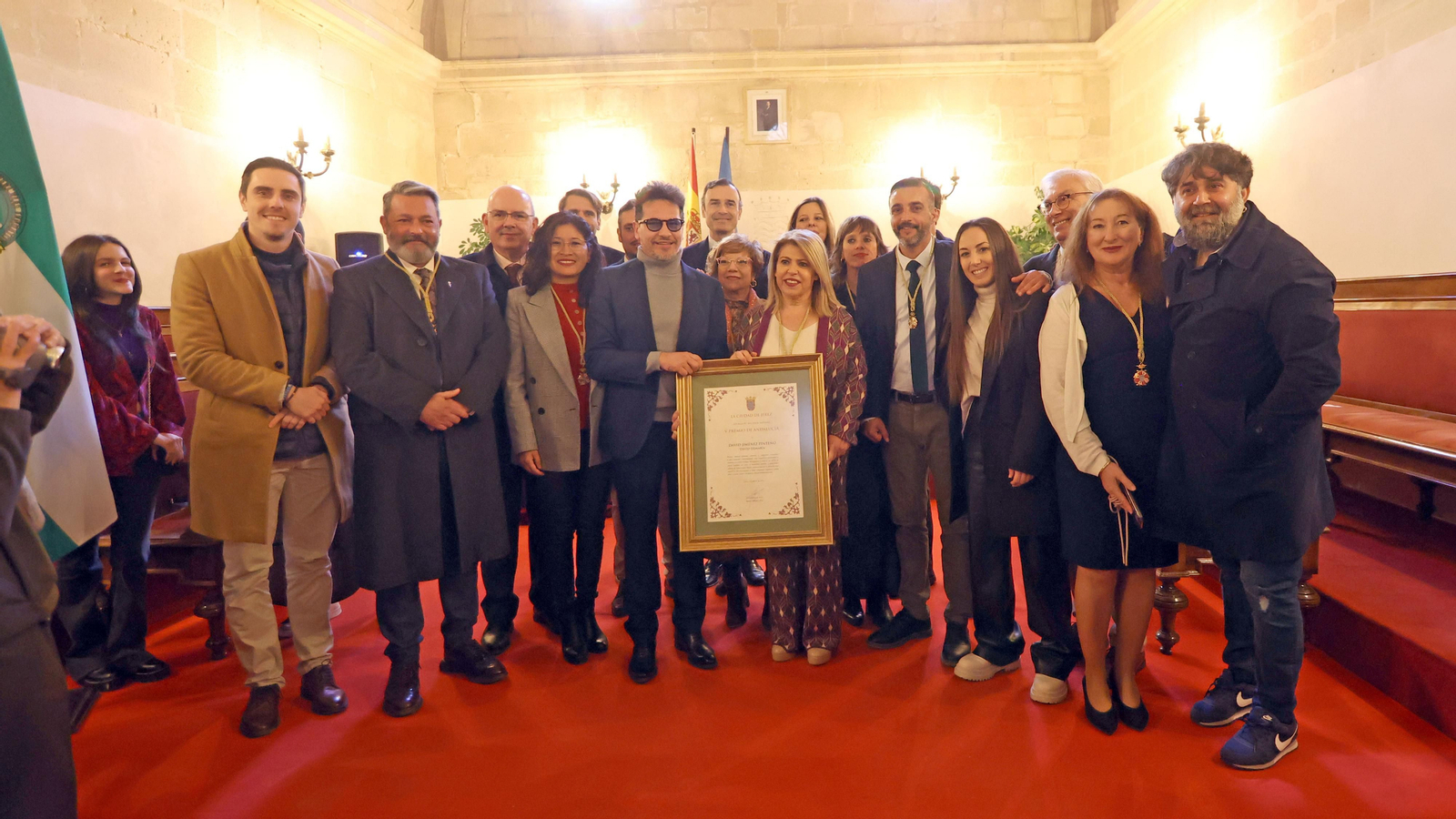 David DeMaría, premio Día de Andalucía del Ayuntamiento de Jerez