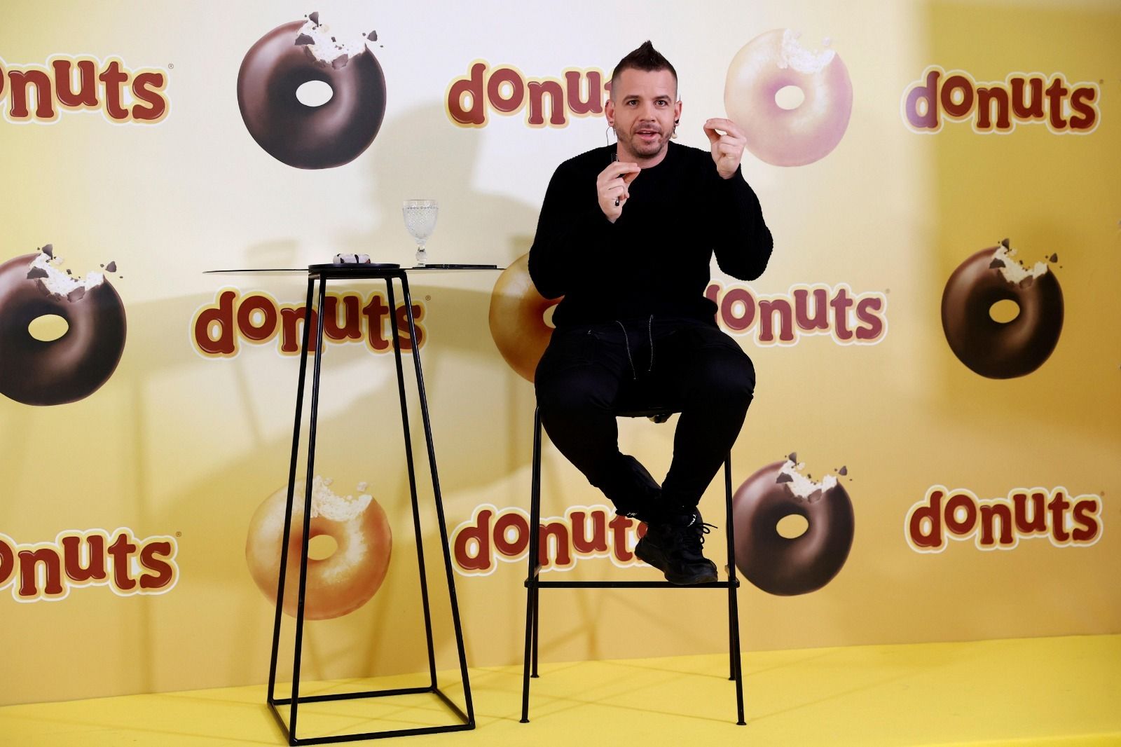 David Muñoz en la presentación del donutsxo.